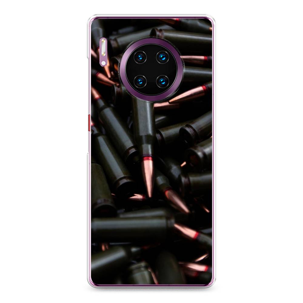 

Чехол Awog на Huawei Mate 30 Pro "Пули черные", Черный, 610450-5