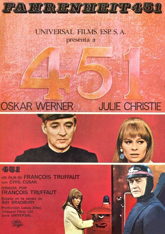 

Постер к фильму "451 по Фаренгейту" (Fahrenheit 451) 50x70 см