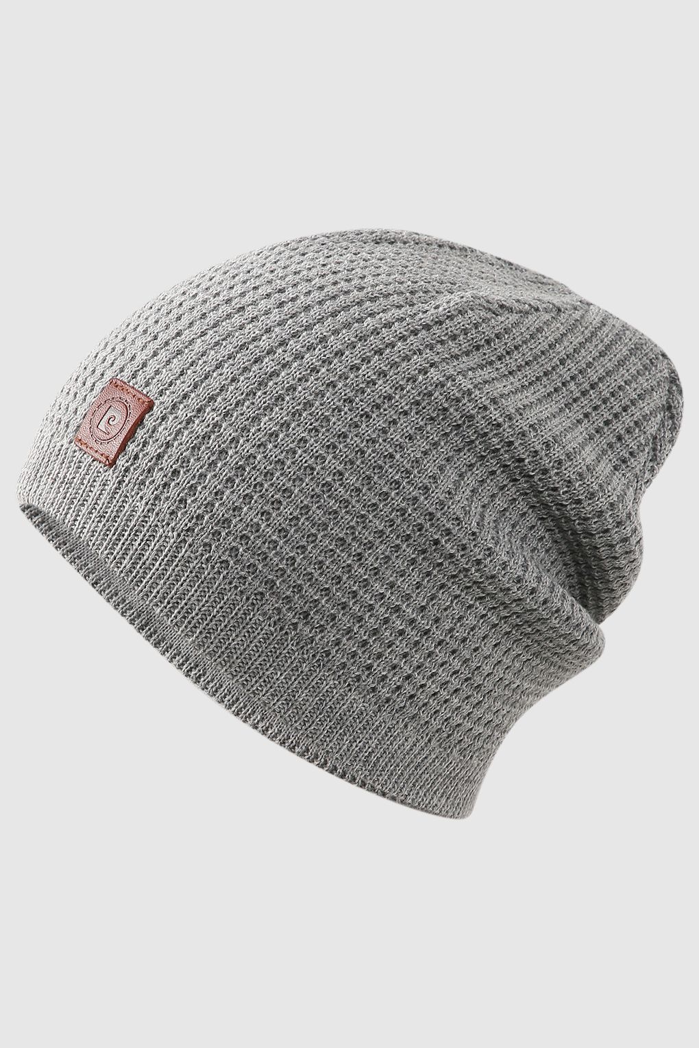 

Шапка бини мужская Pierre Cardin 9655, серый, 9655