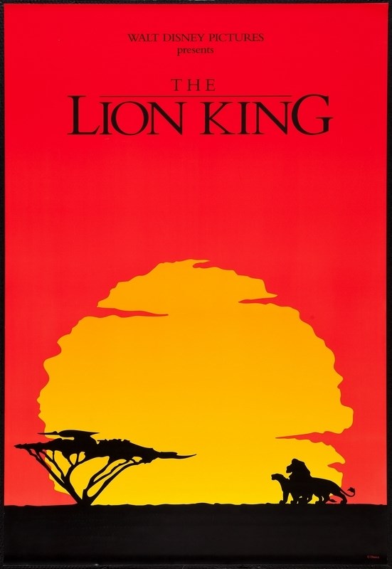 

Постер к мультфильму "Король Лев" (The Lion King) A4