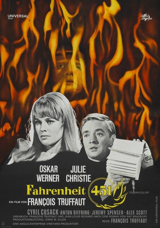 

Постер к фильму "451 по Фаренгейту" (Fahrenheit 451) 50x70 см