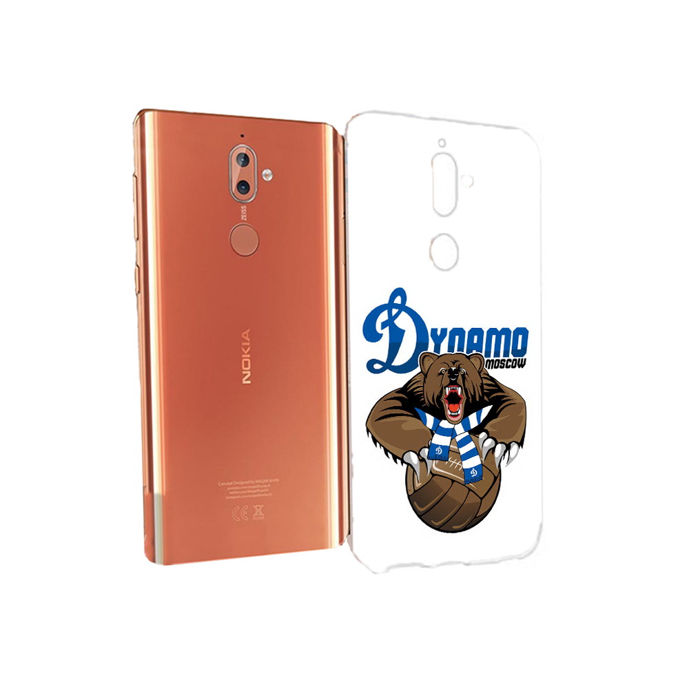 

Чехол MyPads Tocco для Nokia 9 ФК Динамо медведь (PT126479.94.175), Прозрачный, Tocco