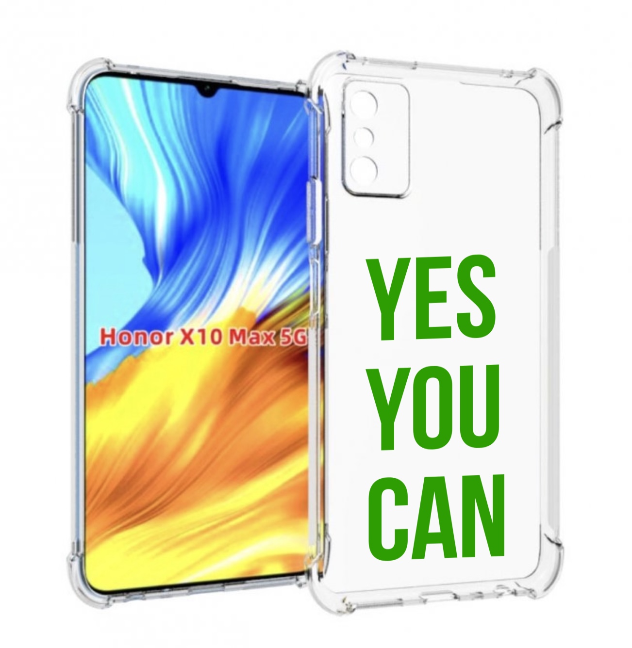

Чехол MyPads да-ты-можешь для Honor X10 Max, Прозрачный, Tocco