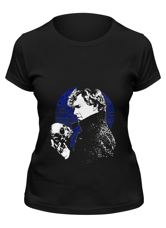 

Футболка женская Printio Шерлок (bbc) черная 2XL, Черный, Шерлок (bbc)