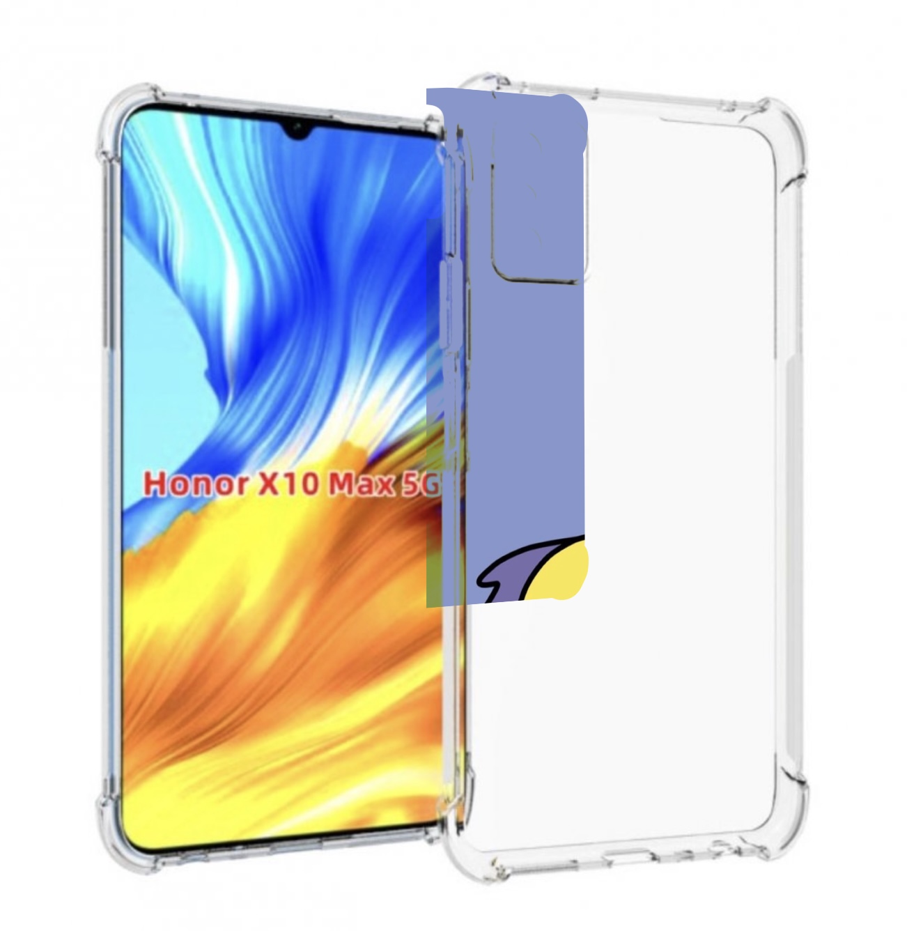 

Чехол MyPads грусная-рыба-из-спанч-боба для Honor X10 Max, Прозрачный, Tocco