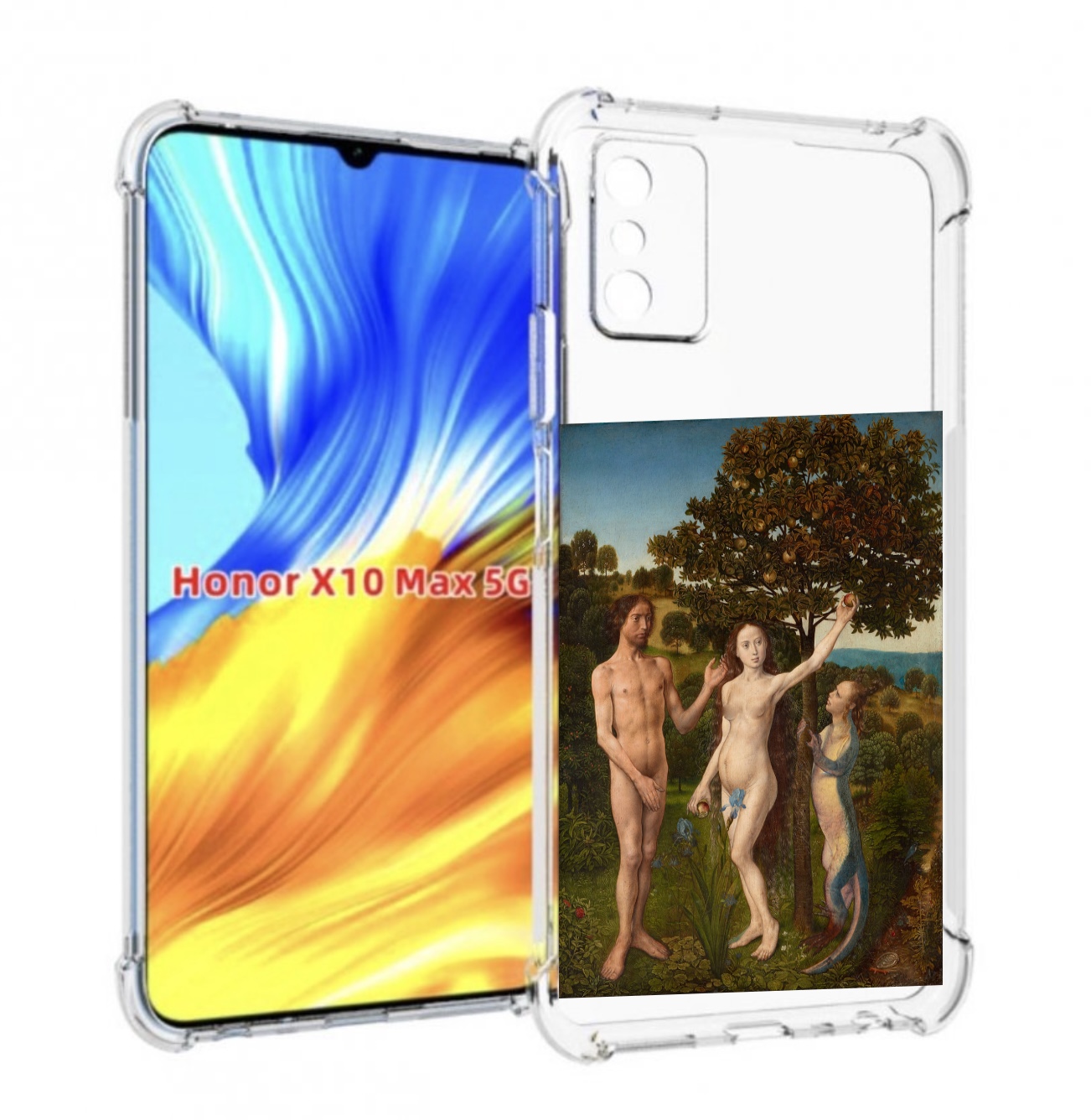 

Чехол MyPads грехопадение для Honor X10 Max, Прозрачный, Tocco