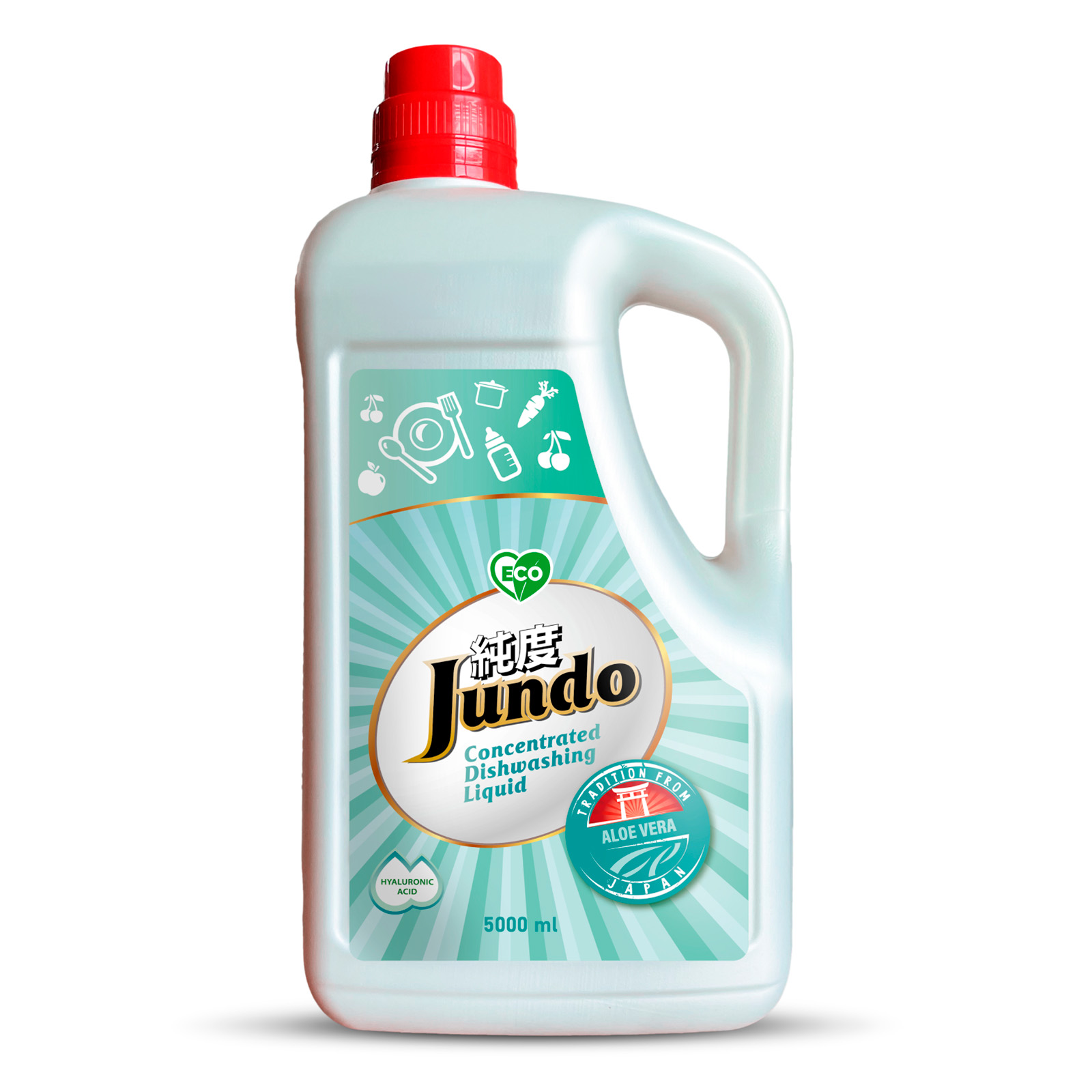 

Гель для мытья посуды Jundo Аloe vera, 5л, Aloe