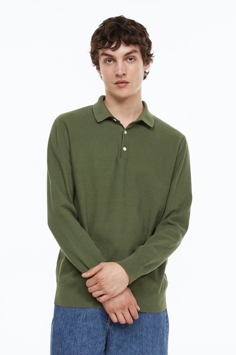 Джемпер мужской H&M 1121590001 зеленый L (доставка из-за рубежа)