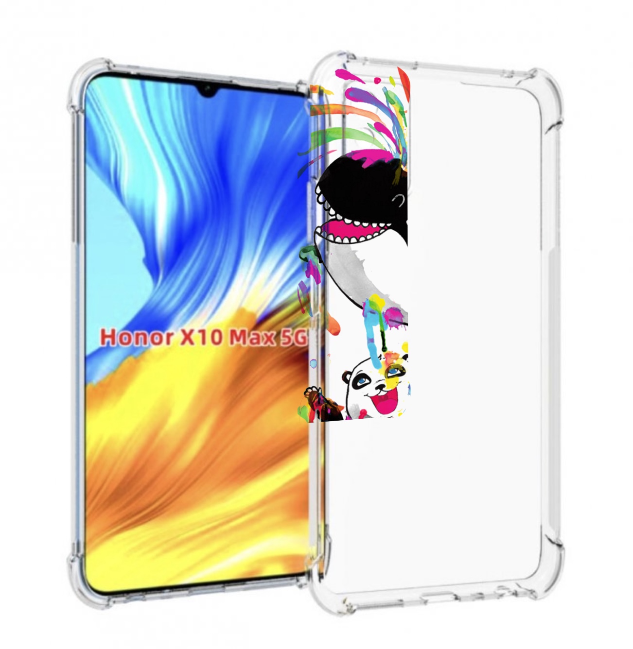 

Чехол MyPads Хиппи кит для Honor X10 Max, Прозрачный, Tocco