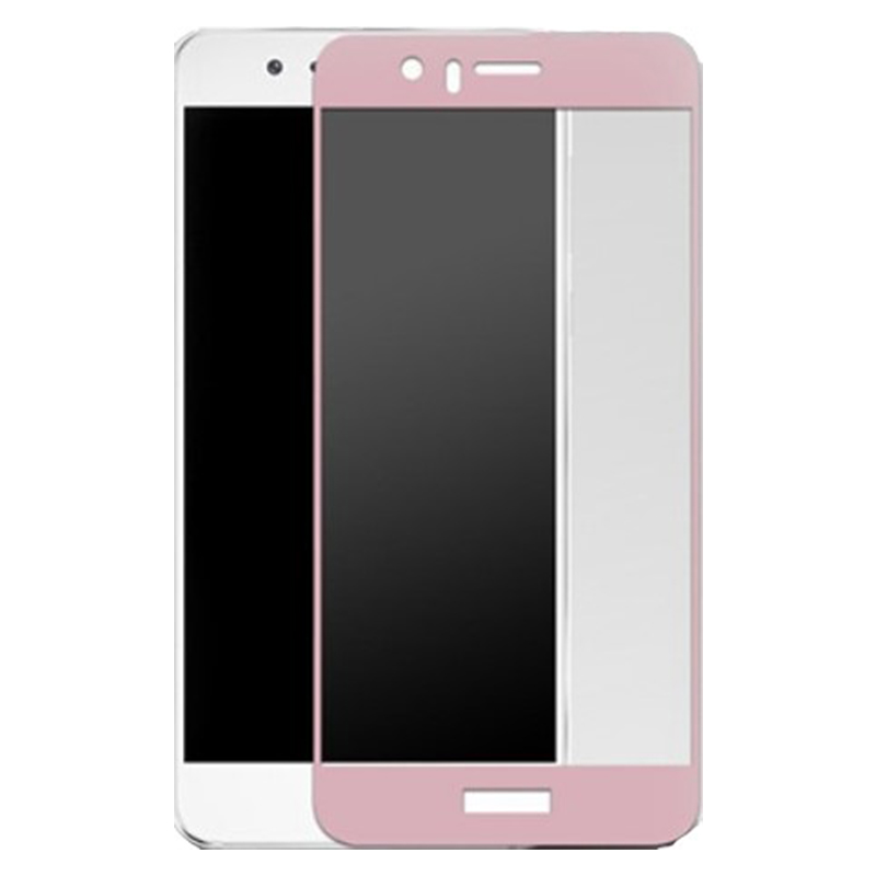 Защитное стекло на Honor 8, 3D, розовый, X-case