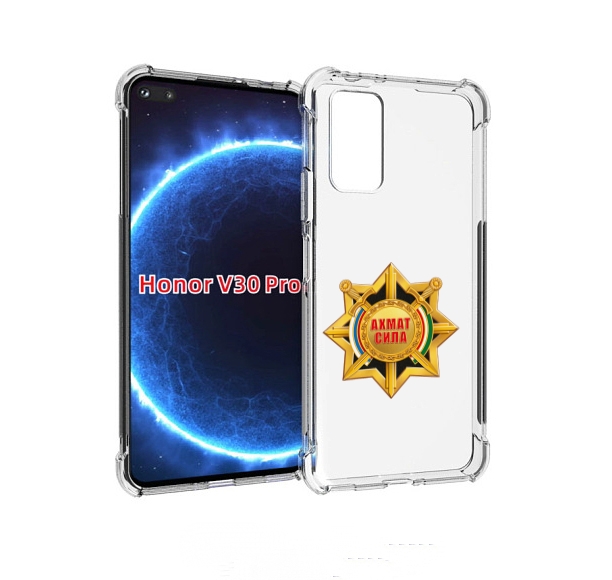 

Чехол бампер MyPads ахмат сила для Honor V30 Pro, Прозрачный, Tocco
