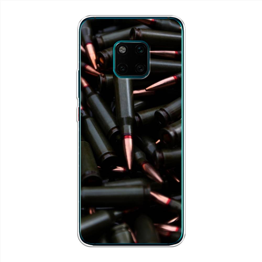 

Чехол Awog на Huawei Mate 20 Pro "Пули черные", Черный, 67050-5