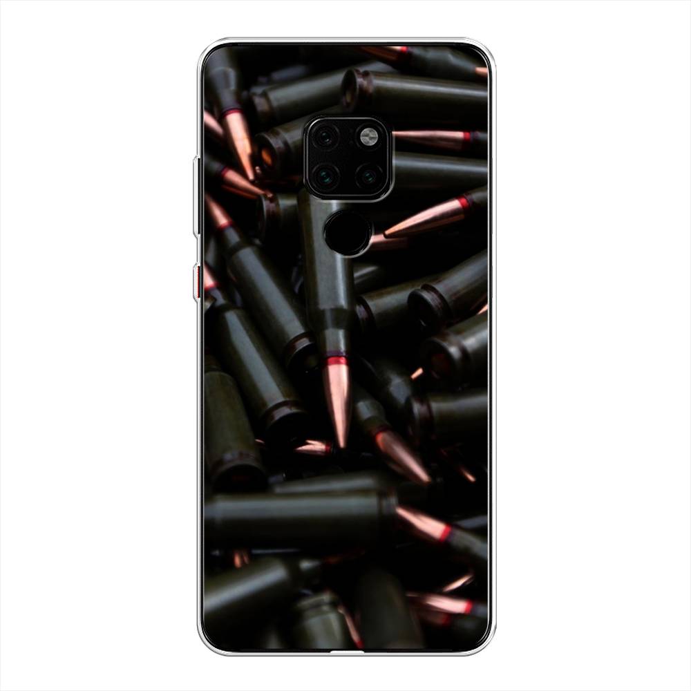 

Чехол Awog на Huawei Mate 20 "Пули черные", Черный, 66850-5
