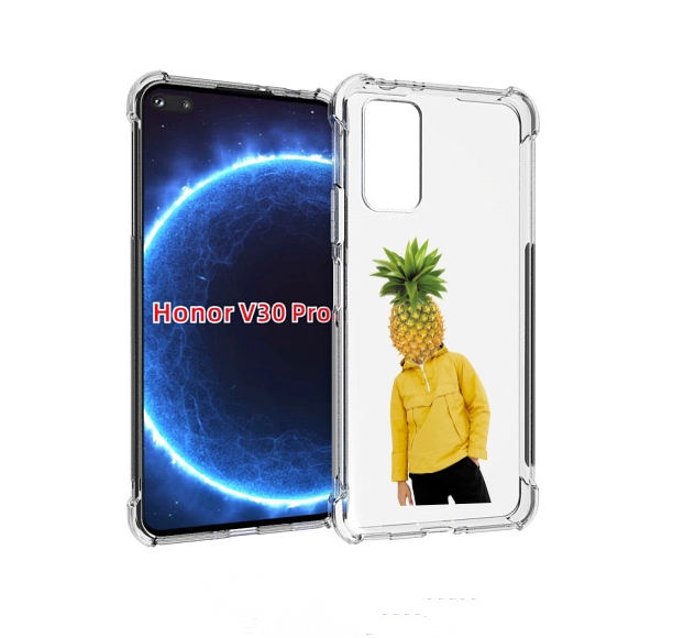

Чехол бампер MyPads ананасовая-голова для Honor V30 Pro, Прозрачный, Tocco