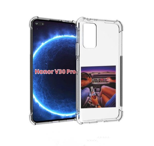 

Чехол бампер MyPads американская машина салон для Honor V, Прозрачный, Tocco