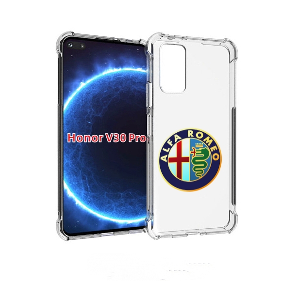 

Чехол бампер MyPads альфа-ромео-2 мужской для Honor V30 P, Прозрачный, Tocco