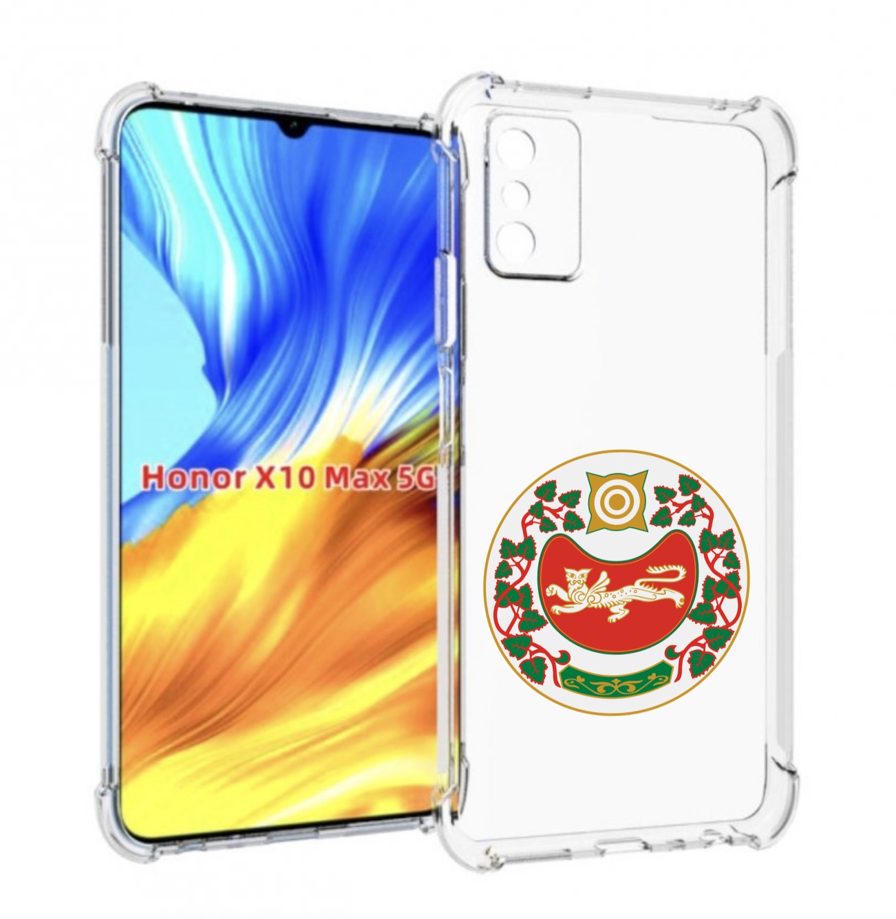

Чехол MyPads герб-хакасия-абакан для Honor X10 Max, Прозрачный, Tocco