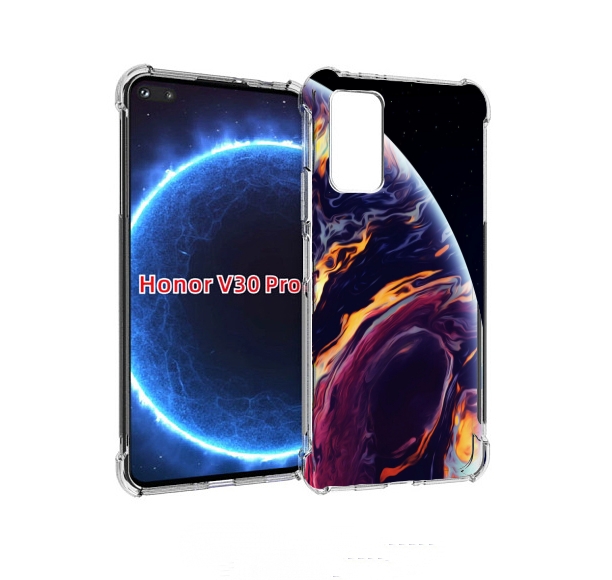 

Чехол бампер MyPads акварельная планета для Honor V30 Pro, Прозрачный, Tocco