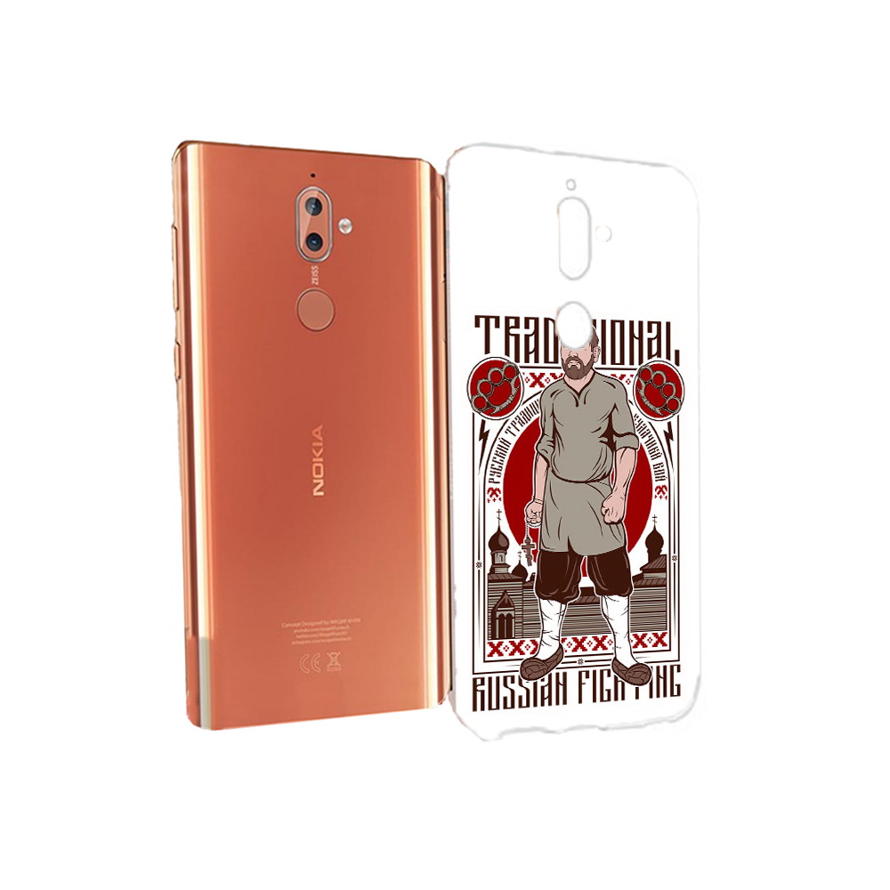 

Чехол MyPads Tocco для Nokia 9 Традициональный мужчина (PT126479.94.173), Прозрачный, Tocco