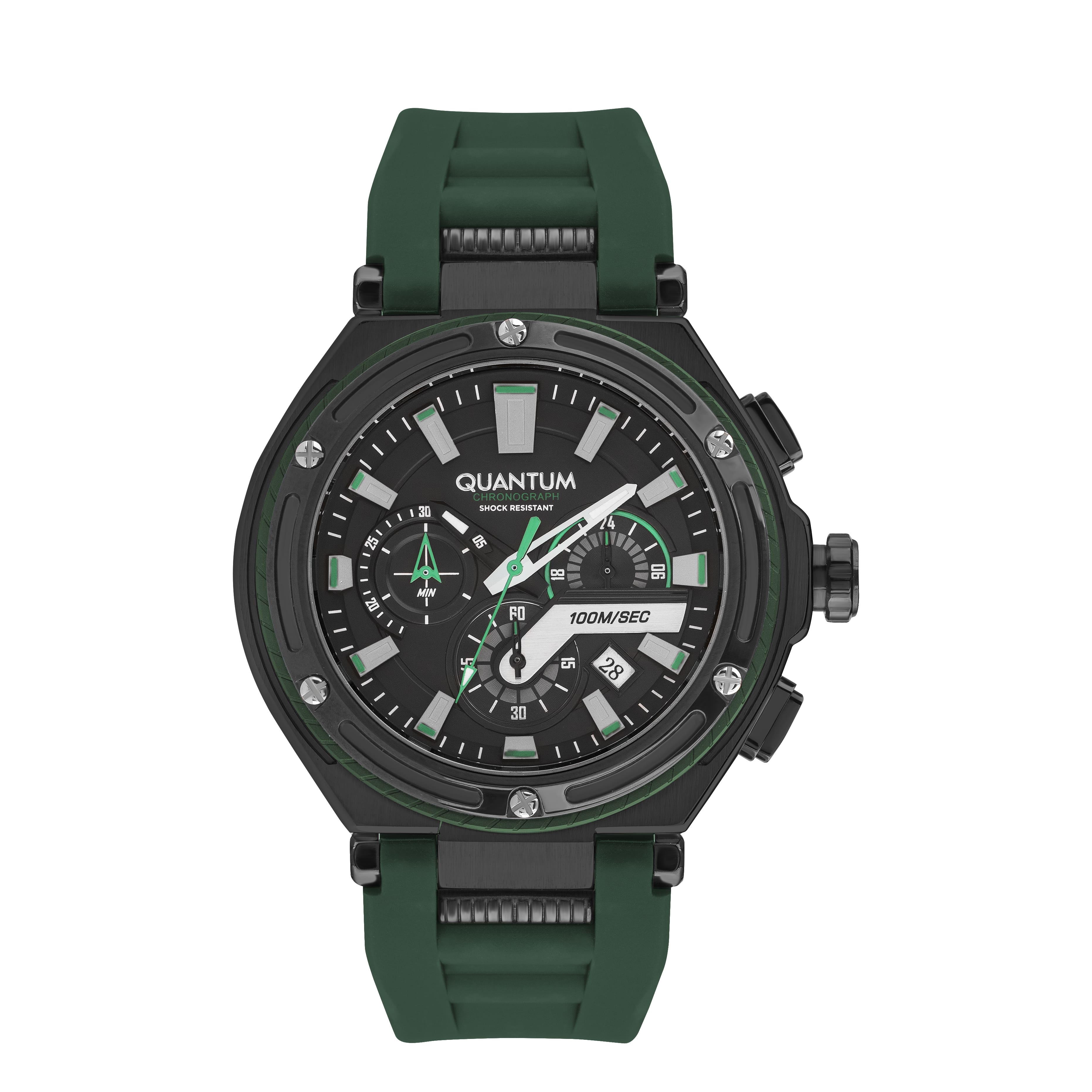 Наручные часы мужские Quantum HNG1010.656 зеленые