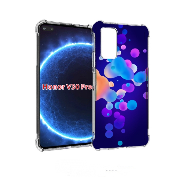 

Чехол бампер MyPads абстрактные-пузырьки для Honor V30 Pr, Прозрачный, Tocco