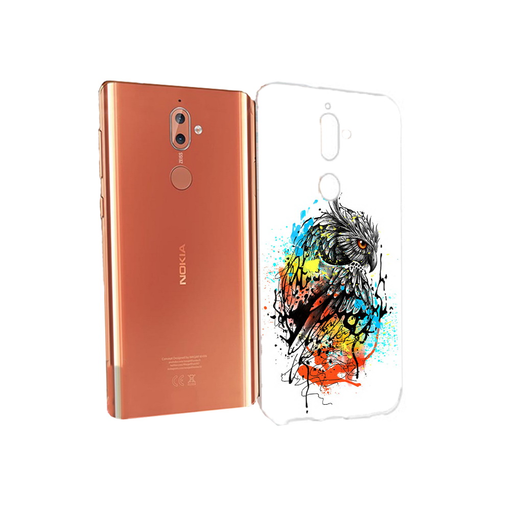 

Чехол MyPads Tocco для Nokia 9 Творческая сова (PT126479.94.170), Прозрачный, Tocco