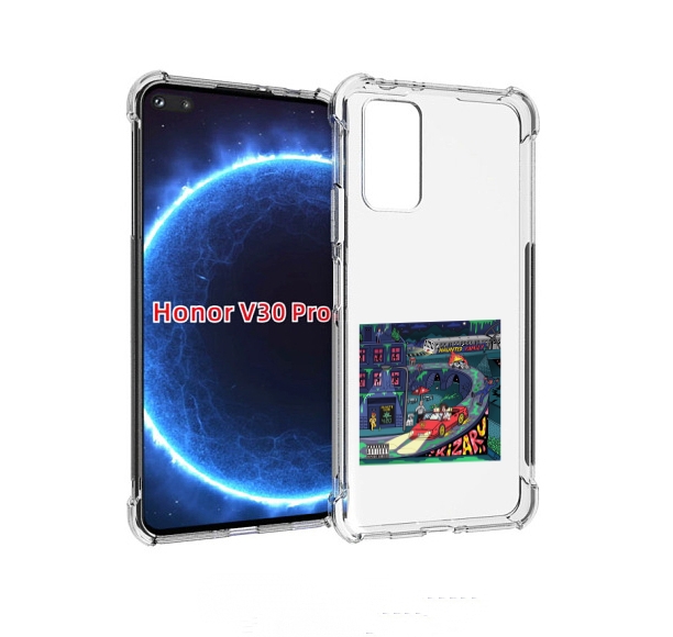 

Чехол бампер MyPads Яд (альбом Kizaru) для Honor V30 Pro, Прозрачный, Tocco