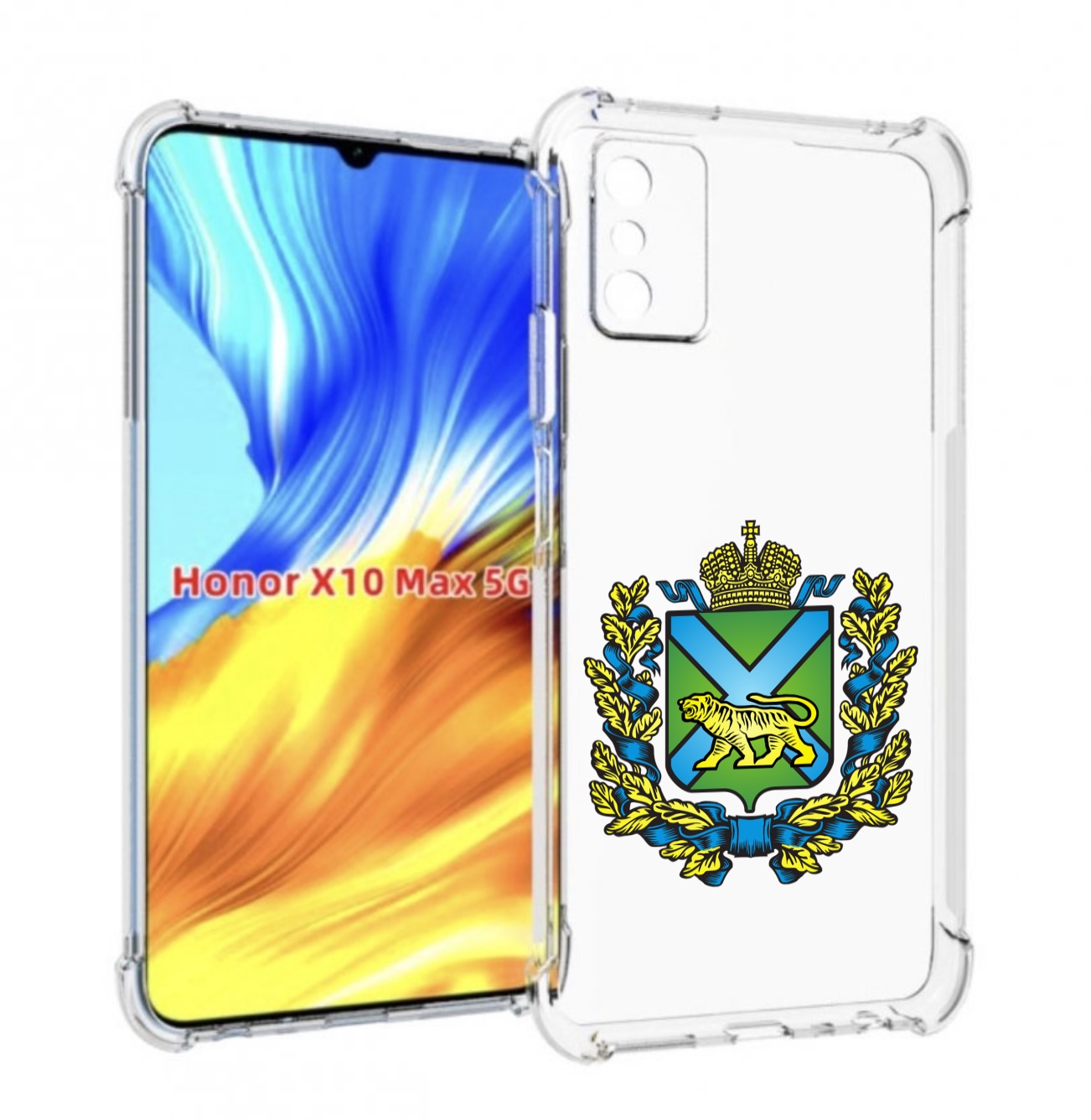 

Чехол MyPads герб-приморскии-краи для Honor X10 Max, Прозрачный, Tocco