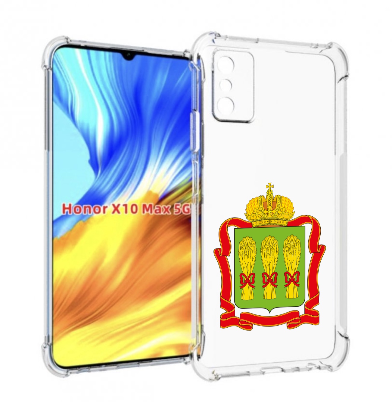 

Чехол MyPads герб-пензенская-область для Honor X10 Max, Прозрачный, Tocco
