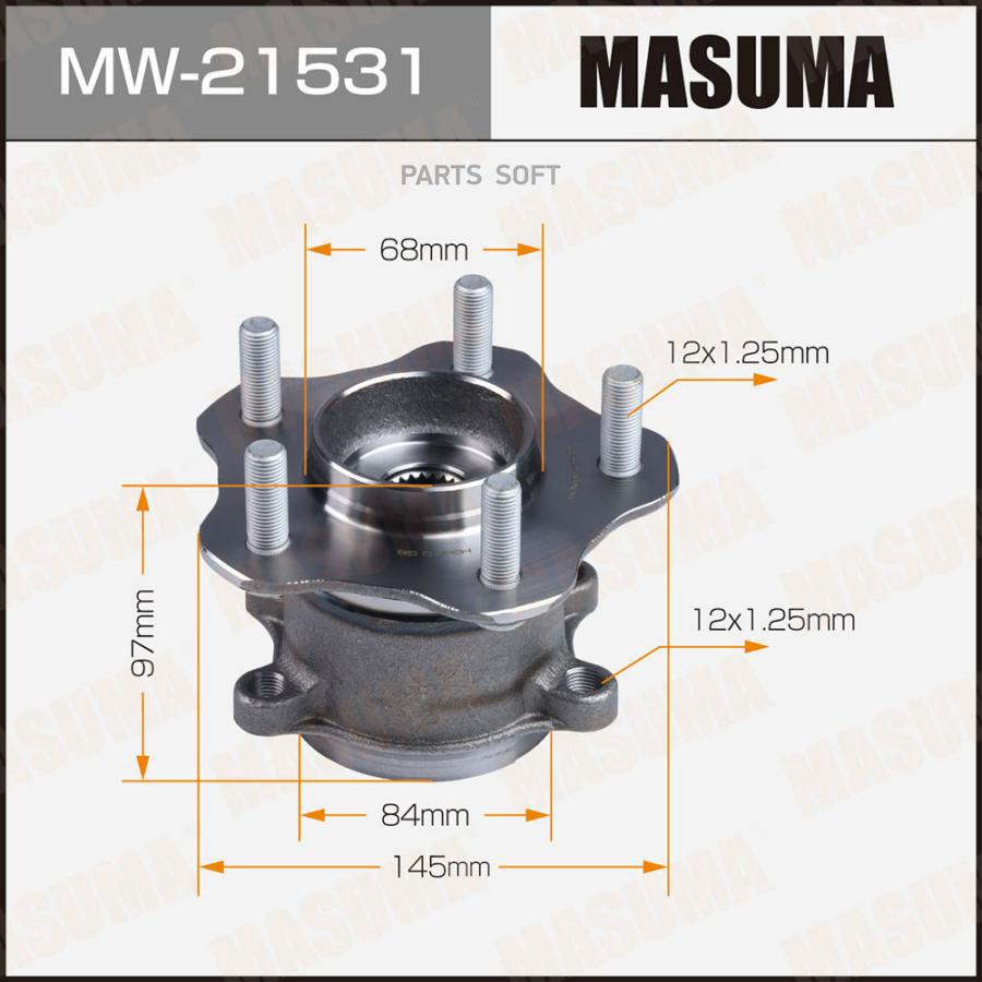 

MASUMA Ступичный узел MASUMA rear X-TRAIL, SERENA / T32R, NC26