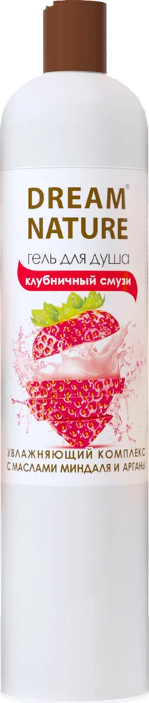 

Гель для душа Dream Nature "Клубничный смузи" 400 мл