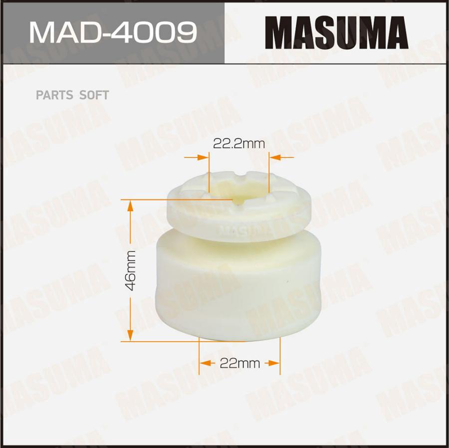 

MASUMA Отбойник амортизаторов MASUMA, 22х22.2х46, MAZDA 6 / GH#