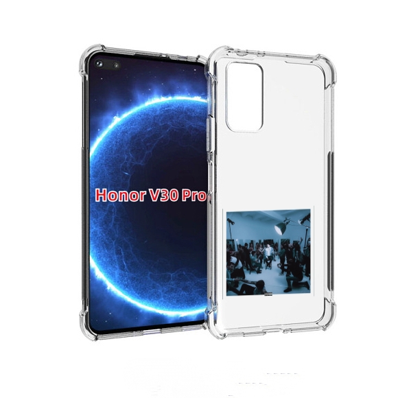 

Чехол бампер MyPads Уроборос Скриптонит для Honor V30 Pro, Прозрачный, Tocco