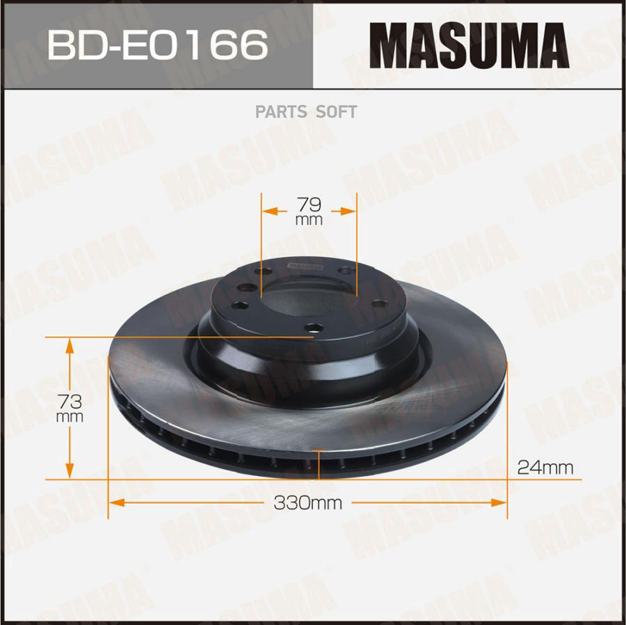 

MASUMA Диск тормозной MASUMA front BMW X1 (E84), 3-SERIES (E92)