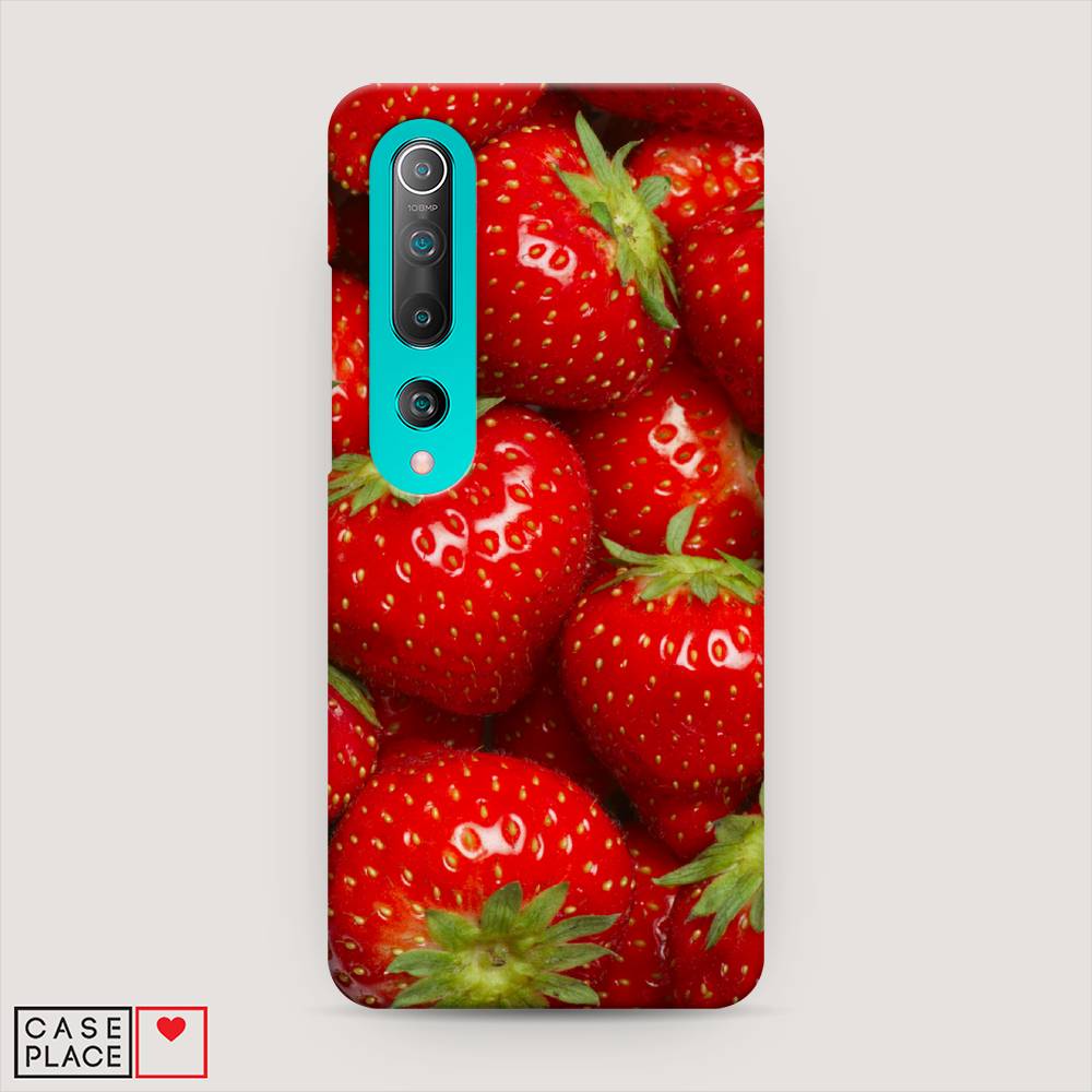 

Пластиковый чехол "Клубника" на Xiaomi Mi 10, 37520-7