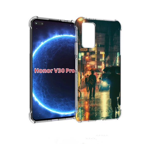 

Чехол бампер MyPads Токио-сеул для Honor V30 Pro, Прозрачный, Tocco