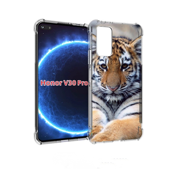 Чехол бампер MyPads Тигренок для Honor V30 Pro