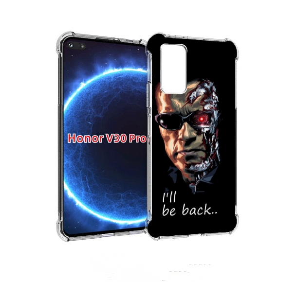 

Чехол бампер MyPads Терминатор для Honor V30 Pro, Прозрачный, Tocco