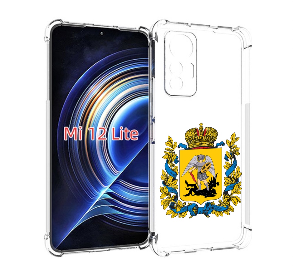 

Чехол MyPads герб-архангельскрои-области для Xiaomi 12 Lite, Прозрачный, Tocco