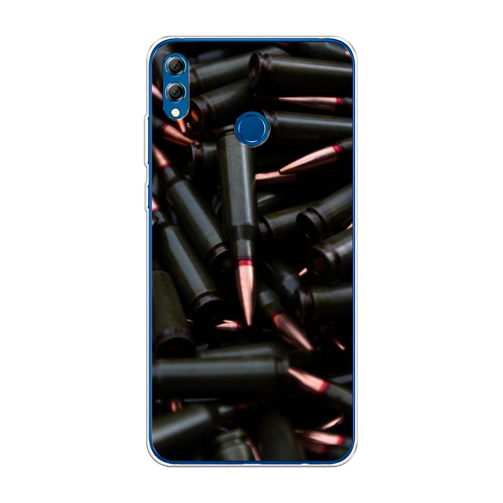 

Чехол Awog на Honor 8X Max "Пули черные", Черный, 66550-5