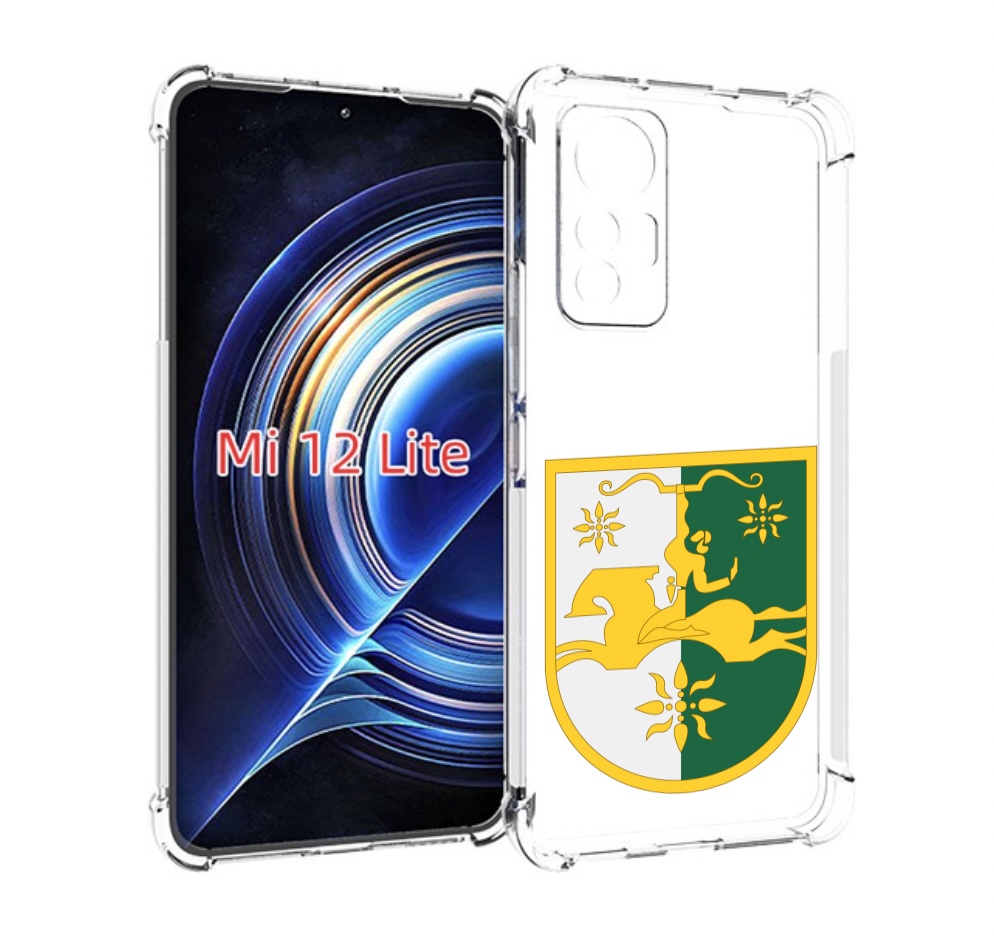 

Чехол MyPads герб-абхазии для Xiaomi 12 Lite, Прозрачный, Tocco