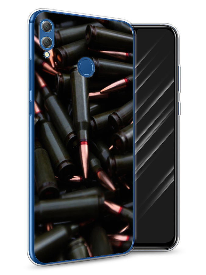 

Чехол Awog на Honor 8X "Пули черные", Черный, 66750-5