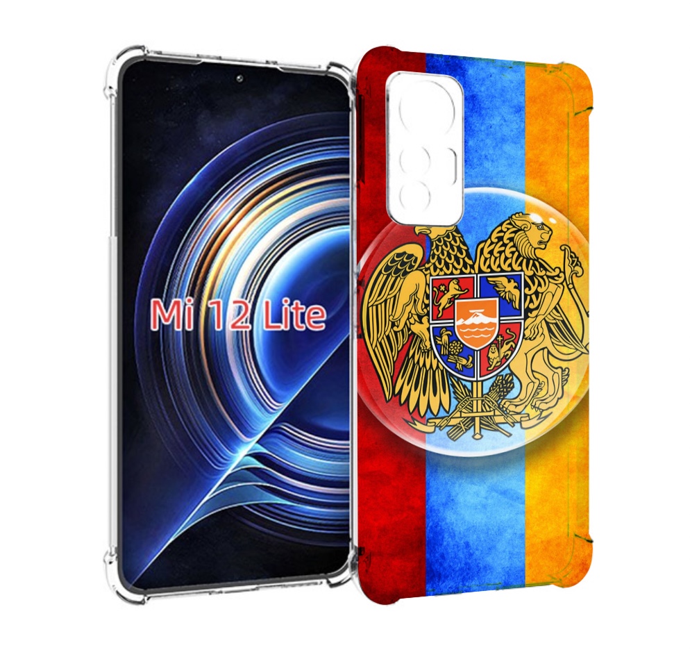 

Чехол MyPads герб флаг армении для Xiaomi 12 Lite, Прозрачный, Tocco