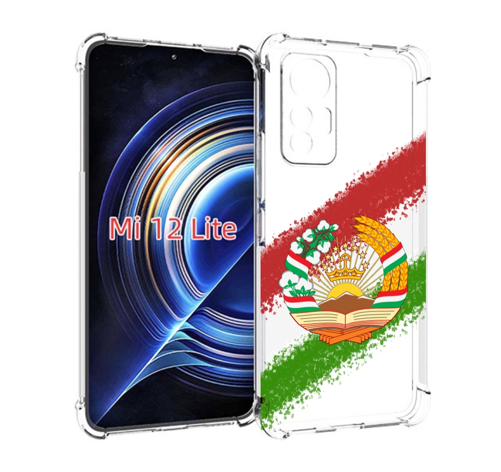 

Чехол MyPads герб флаг Таджикистана для Xiaomi 12 Lite, Прозрачный, Tocco