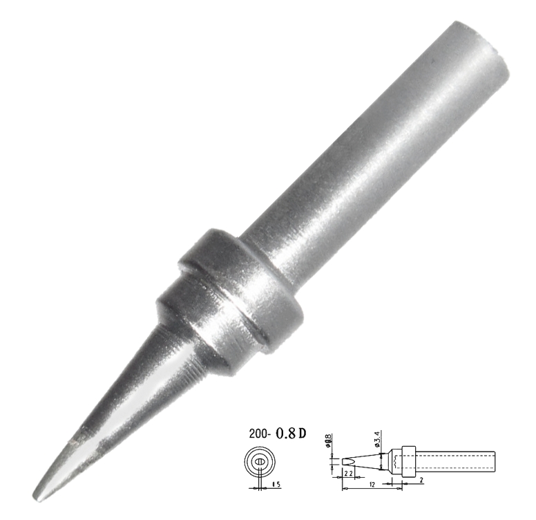 

Жало для паяльника Quick QK200-T-0,8D