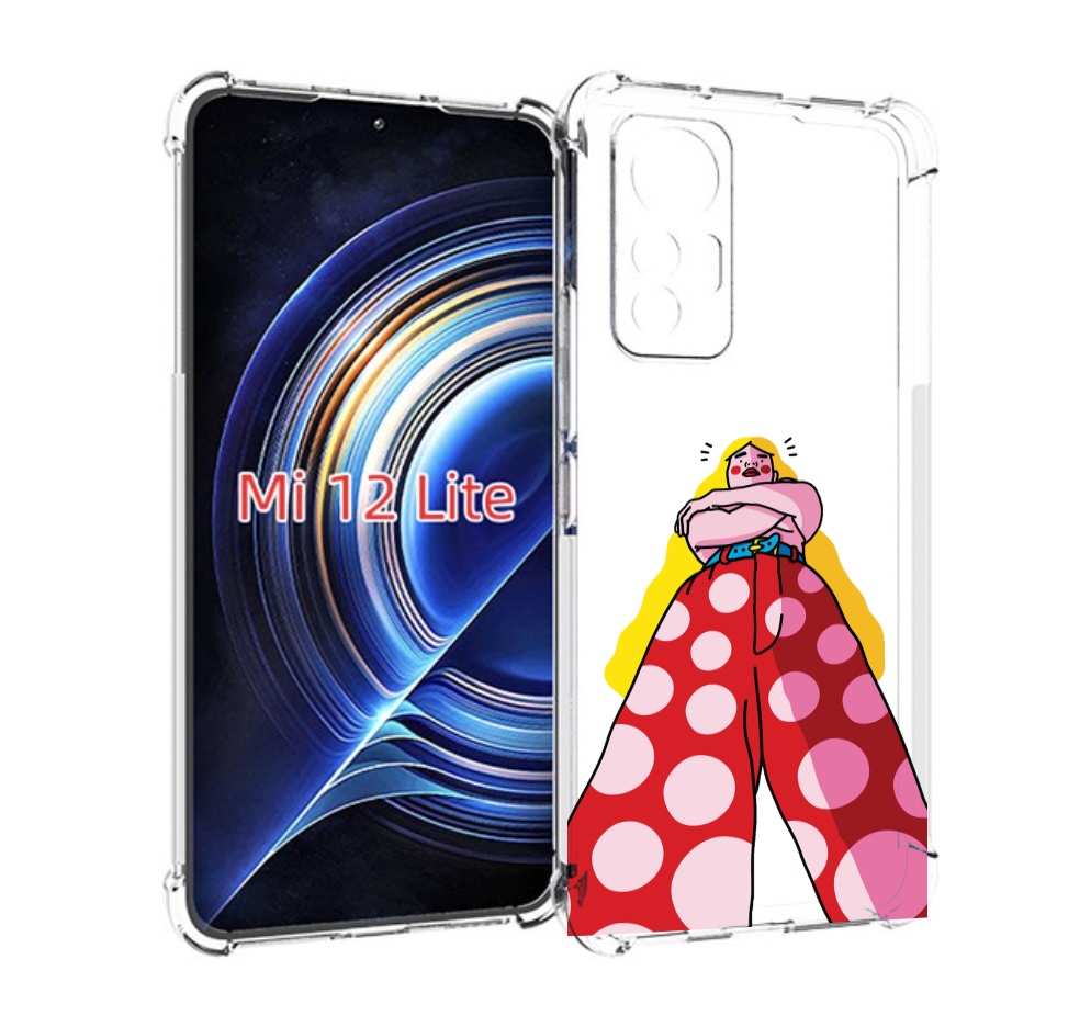 

Чехол MyPads высокая-девушка для Xiaomi 12 Lite, Прозрачный, Tocco