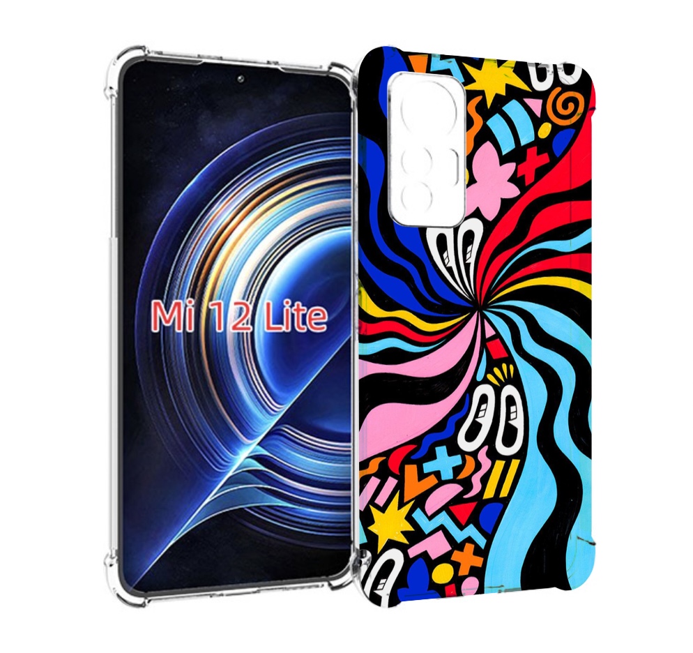 

Чехол MyPads волнистая-абстракция для Xiaomi 12 Lite, Прозрачный, Tocco