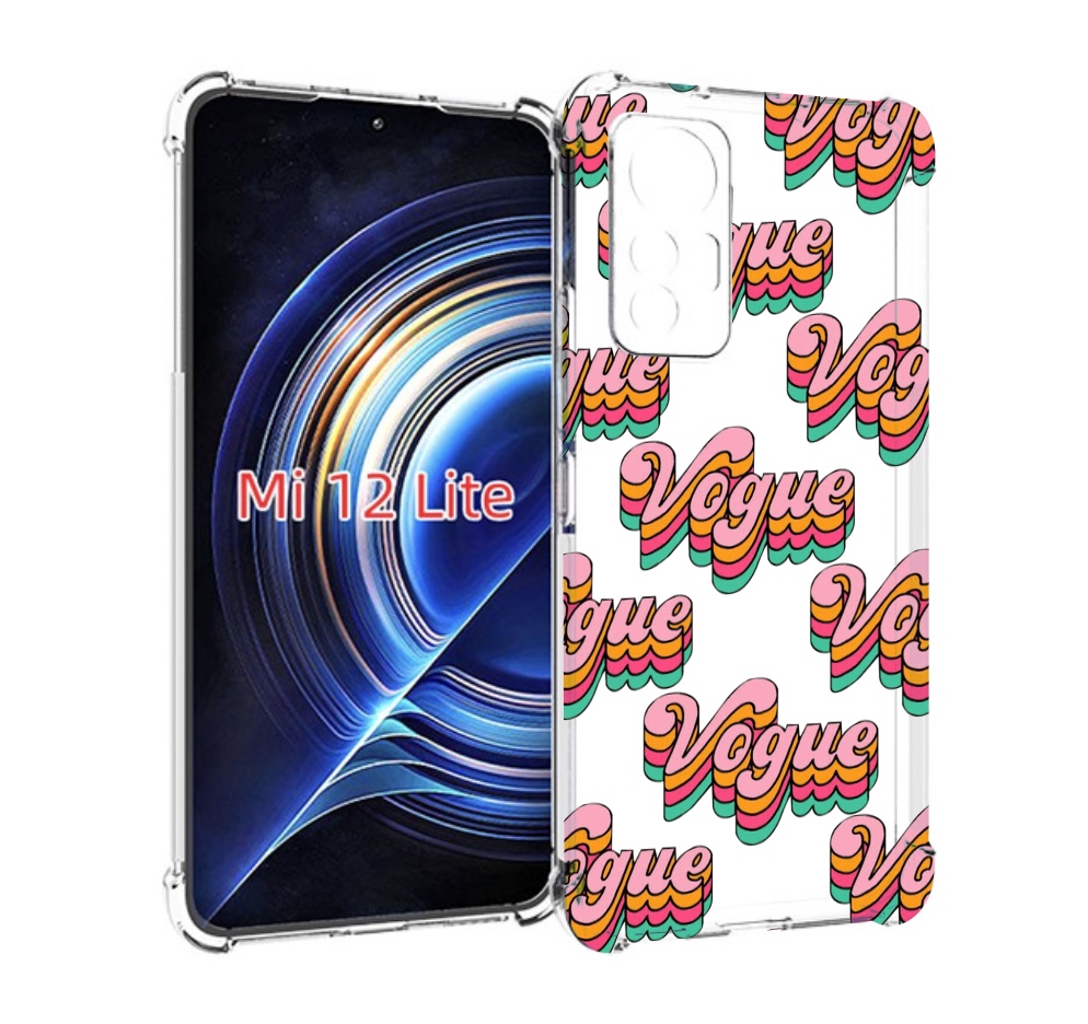 

Чехол MyPads вогуе для Xiaomi 12 Lite, Прозрачный, Tocco