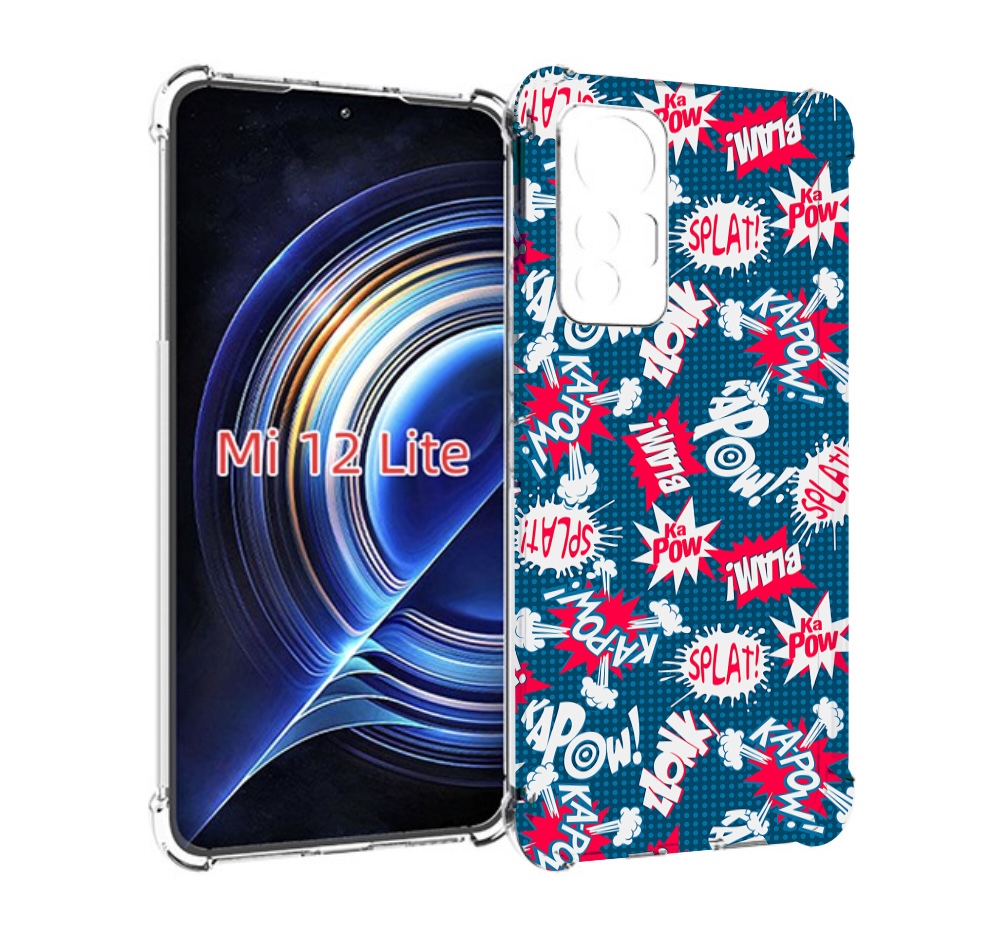 

Чехол MyPads взрывной-принт для Xiaomi 12 Lite, Прозрачный, Tocco