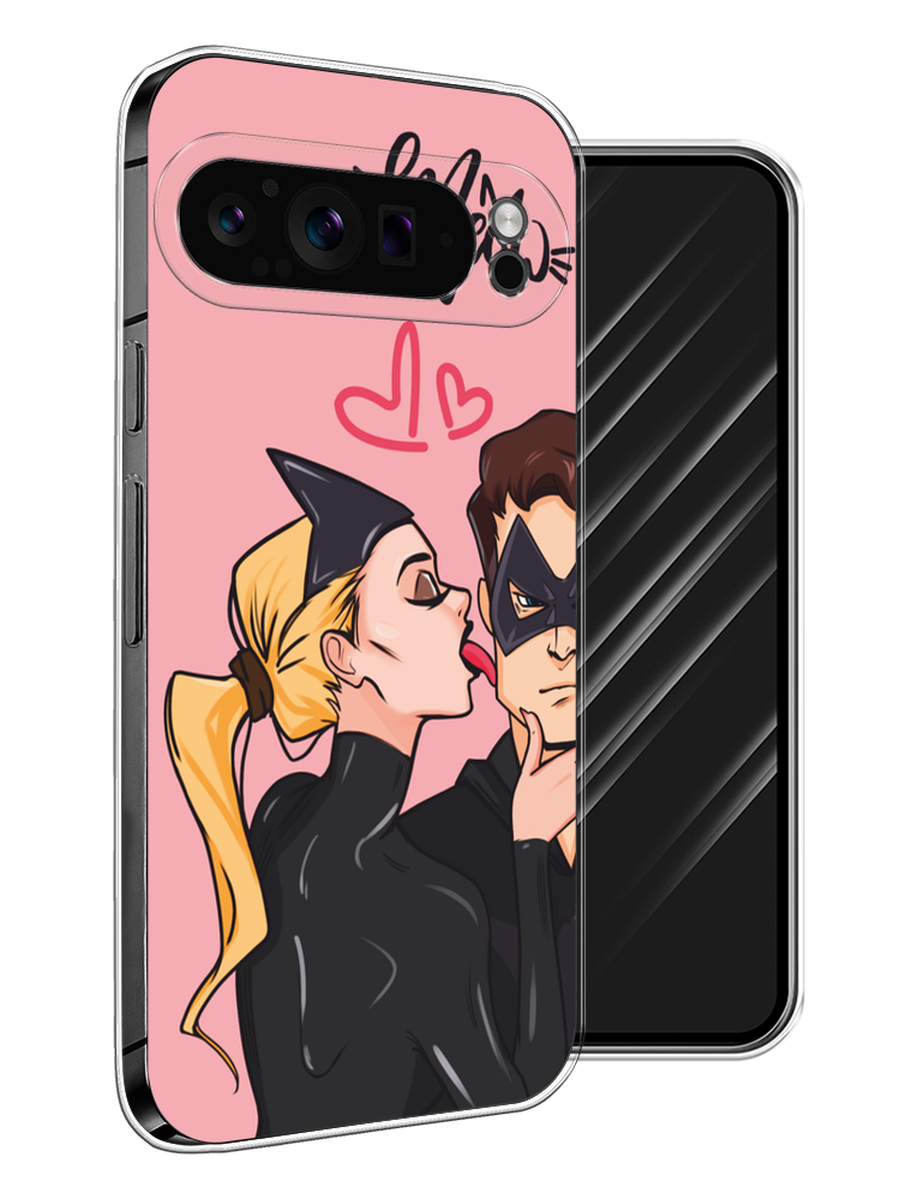

Чехол Awog на Google Pixel 9 Pro "Kiss of Cat Woman", Розовый;черный;бежевый, 272050-1
